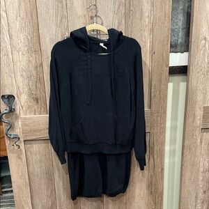 Black Hoodie and Pants Set by Daily Practice from Anthropologie L